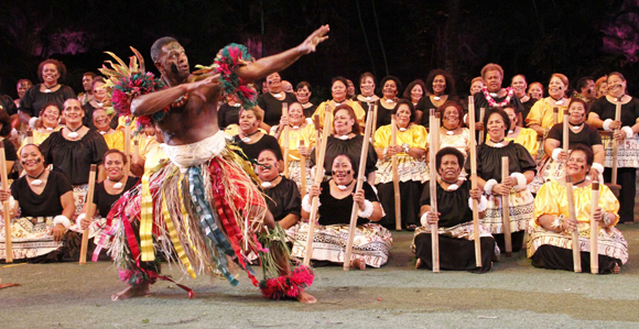 Traditional Fijian Meke Dance