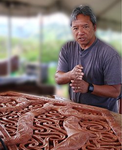 photo of Kawika Eskeran at the Polynesian Cultural Center