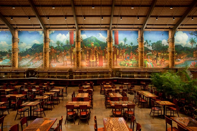 interior show of Gateway Buffet Restaurant the largest dining facility on Oahu in Laie Hawaii