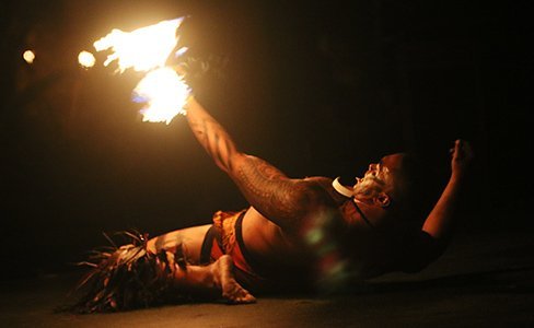 Andrew Sexton at the Polynesian Cultural Center
