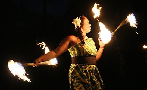 PCC Samoan World Fireknife Championship 2017 intermediate winner