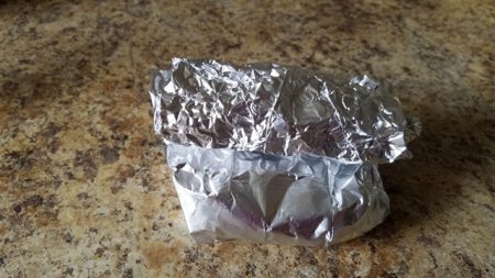 wrap in foil