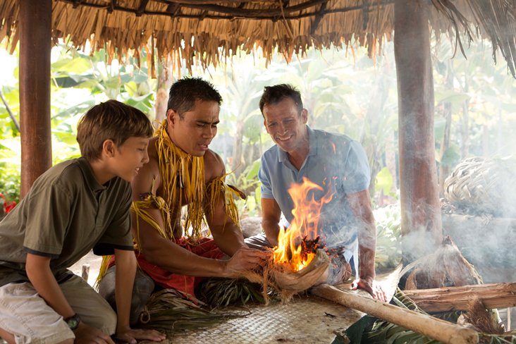 How to start a file at the Samoan Village in The Polynesian Cultural Center