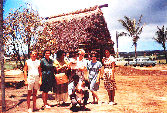 Polynesian Cultural Center Fijian Village, summer 1963