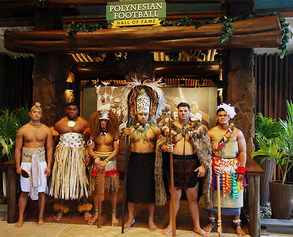 The Polynesian Football Hall of Fame at the Polynesian Cultural Center