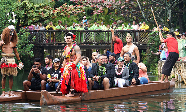 Polynesian Football Hall of Fame Class of 2018 at the Polynesian Cultural Center