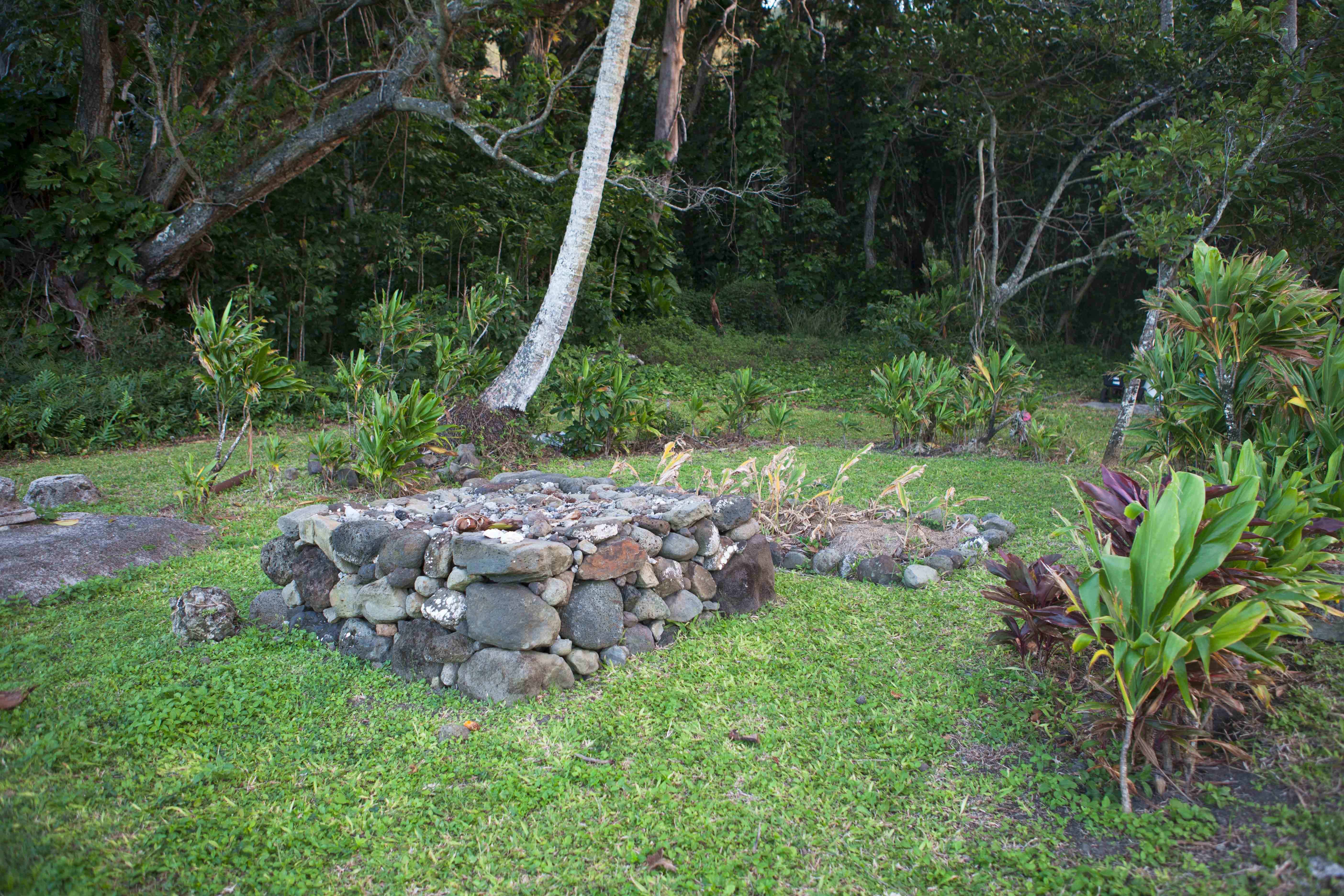 An example of a ko'a shrine near Kahana Stream - photo courtesy of Active Oahu An example of a ko'a shrine near Kahana Stream - photo courtesy of Active Oahu