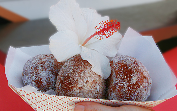 Portuguese-style Malasadas at the Polynesian Cultural Center