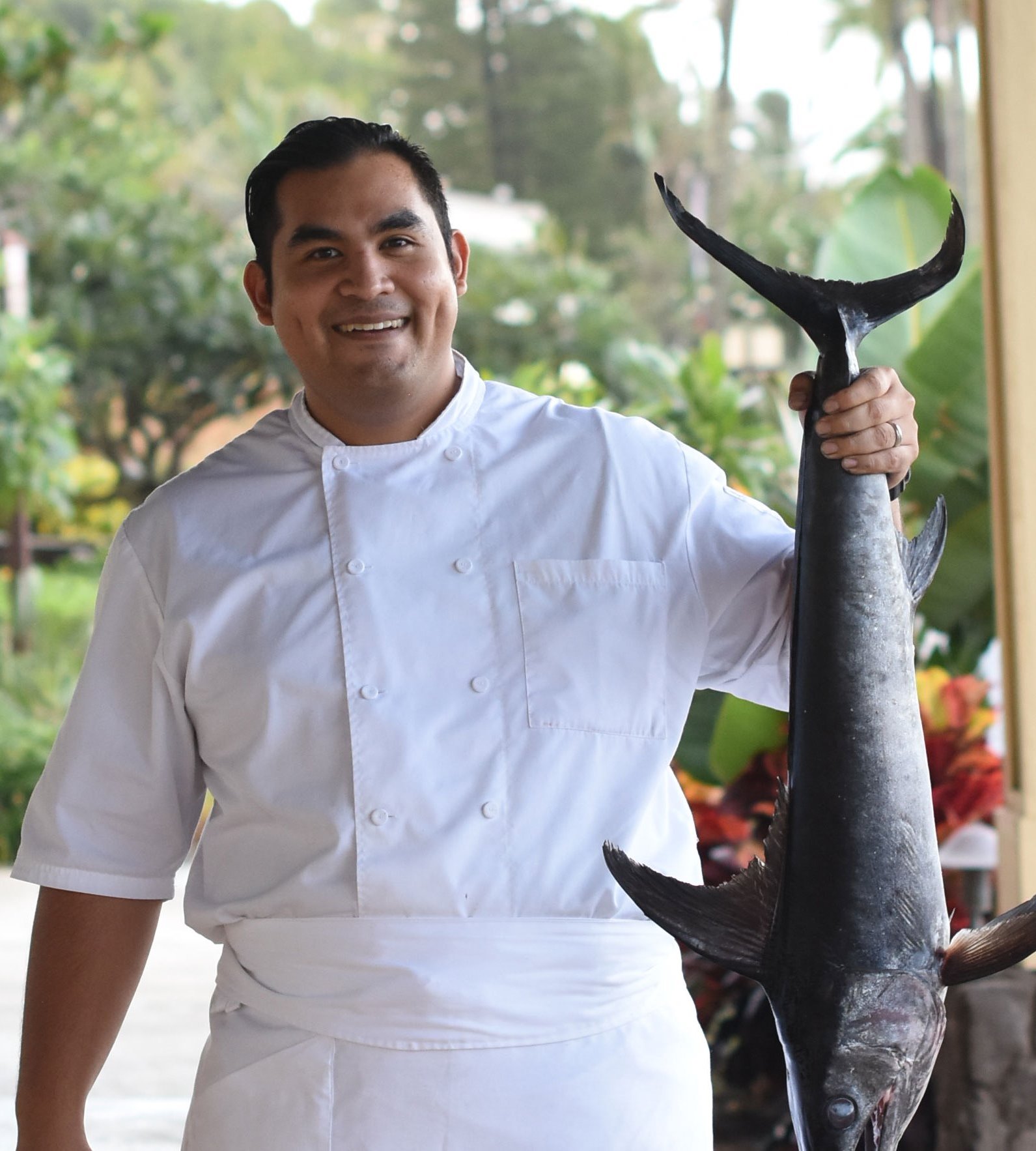 Cropped photo of Chef Felix Tai of Pounders Restaurant