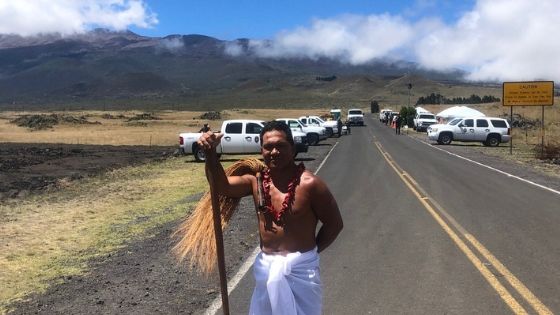 photo of Kap Teo-Tafiti at the base of Mauna Kea during a recent visit
