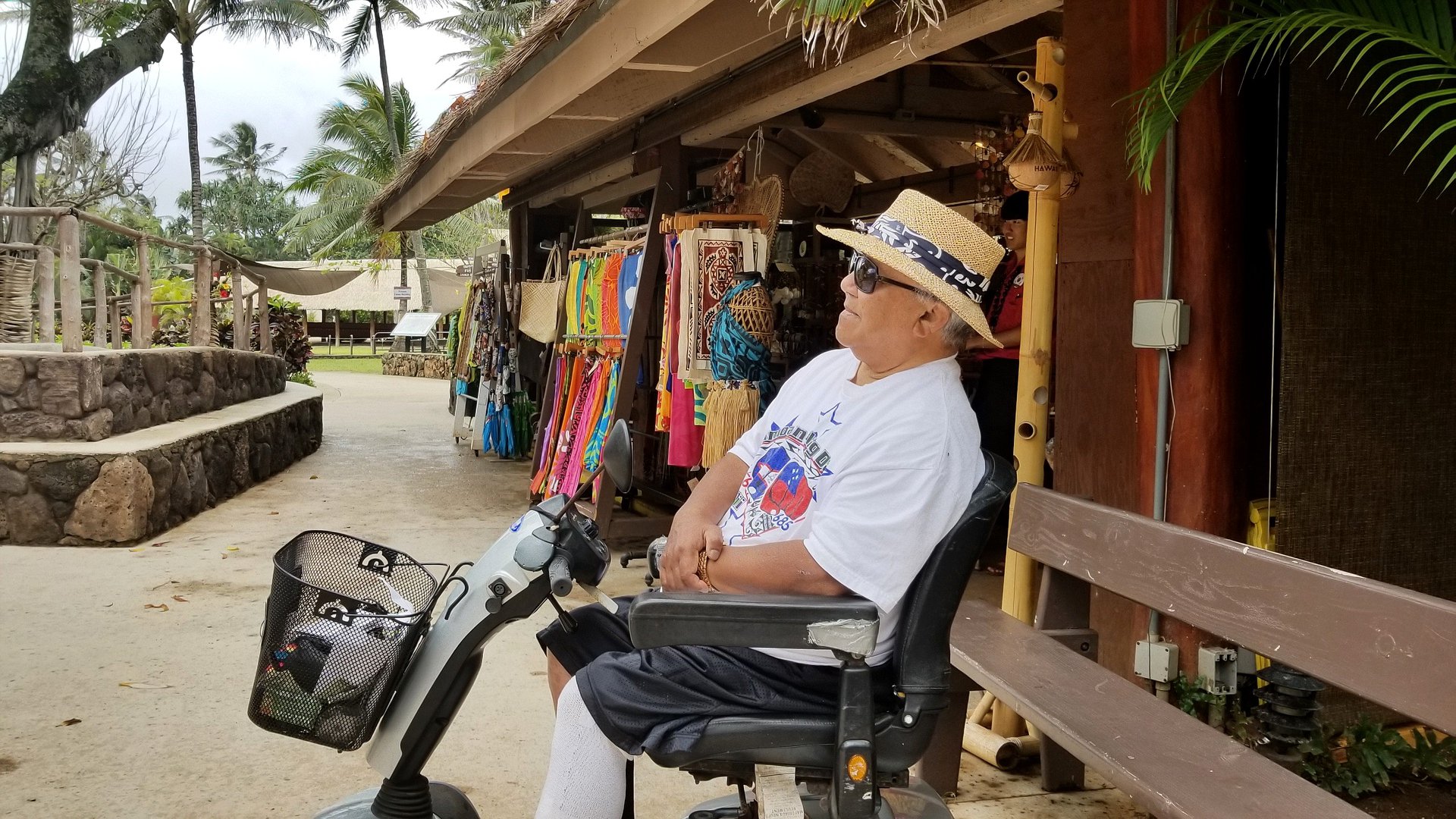 image of Pule Galeai enjoying a day at the Polynesian Cultural Center