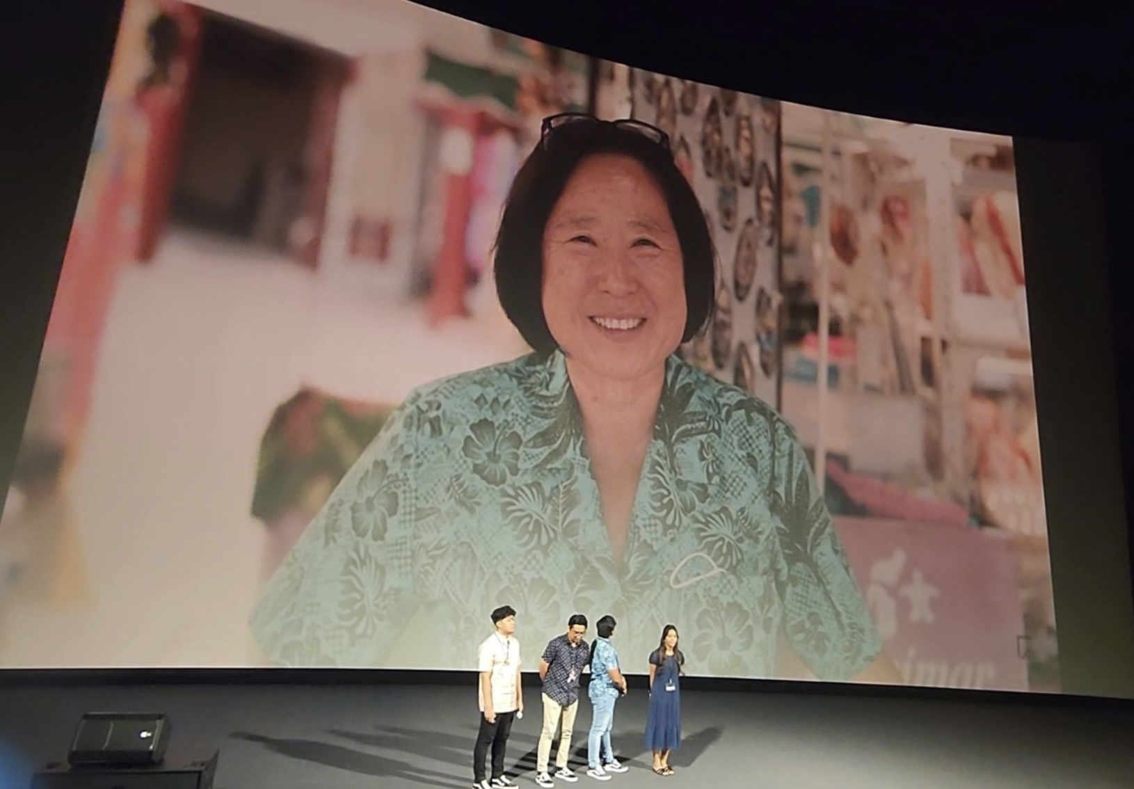 The winning team, Harold Pedroso, Shazer Llanera, Ephraim Tacuban, and Karizza Llanera, present their submission for the 2022 Empower Your Dreams Competition. (names from left to right)