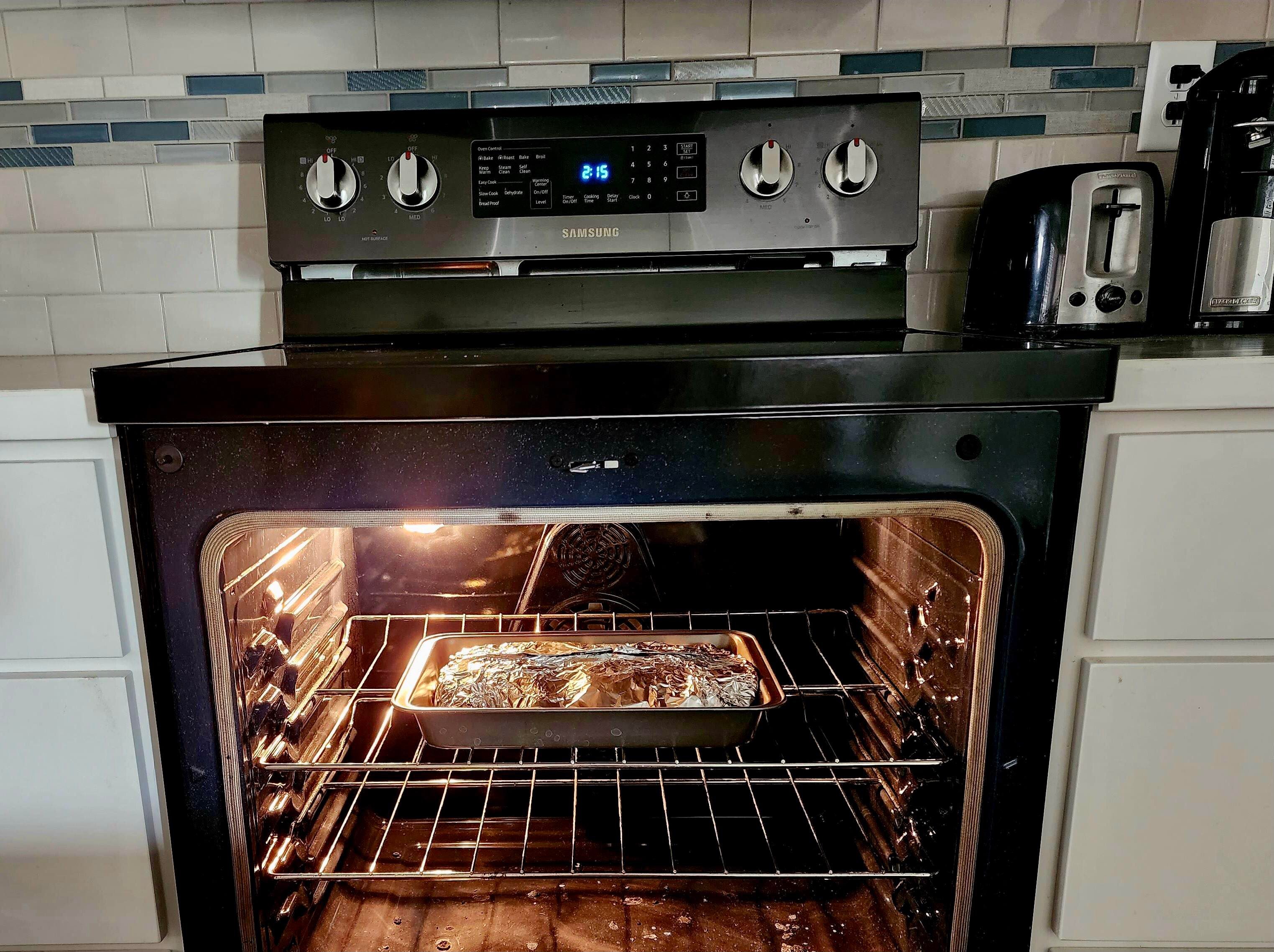 photo of kalua cooked in a conventional oven. Method 4: Conventional Oven