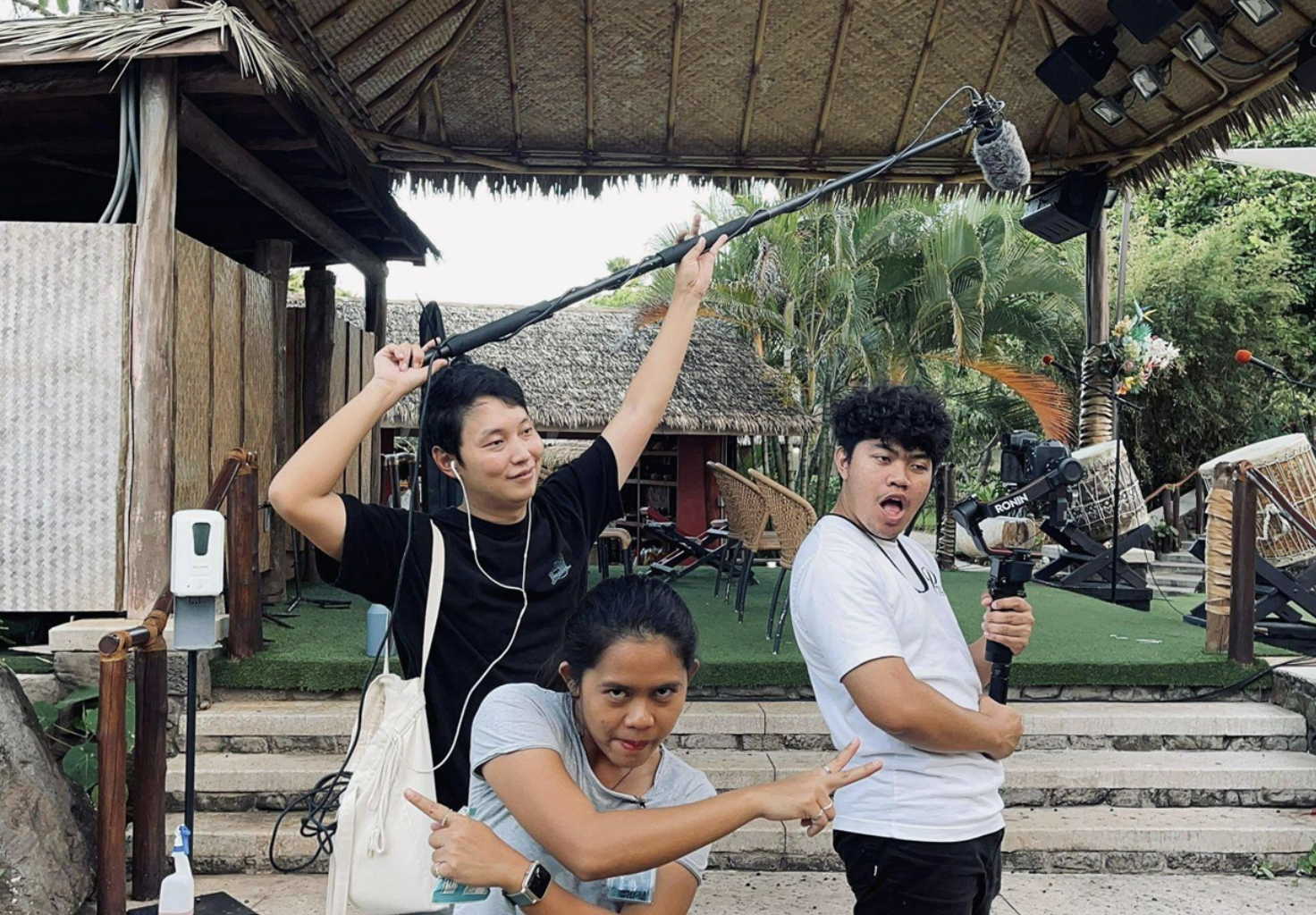 photo of Harold Pedroso, Tania Delinila and Gihoon An. Instagram page content creators.