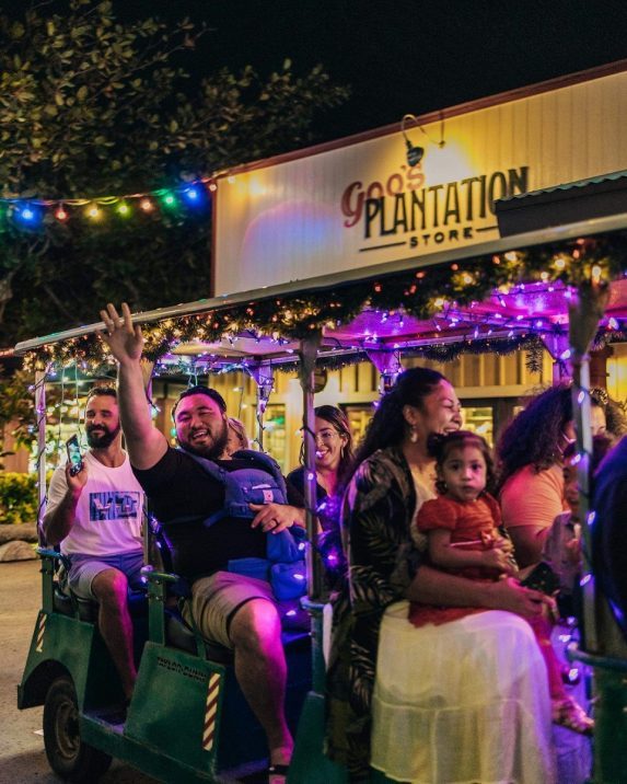 Train ride is one of the activity to do at the Hukilau Marketplace Christmas event