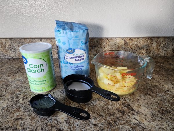 ingredients for paifala custard filing