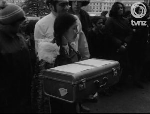 A petition is being delivered to government by a Māori woman