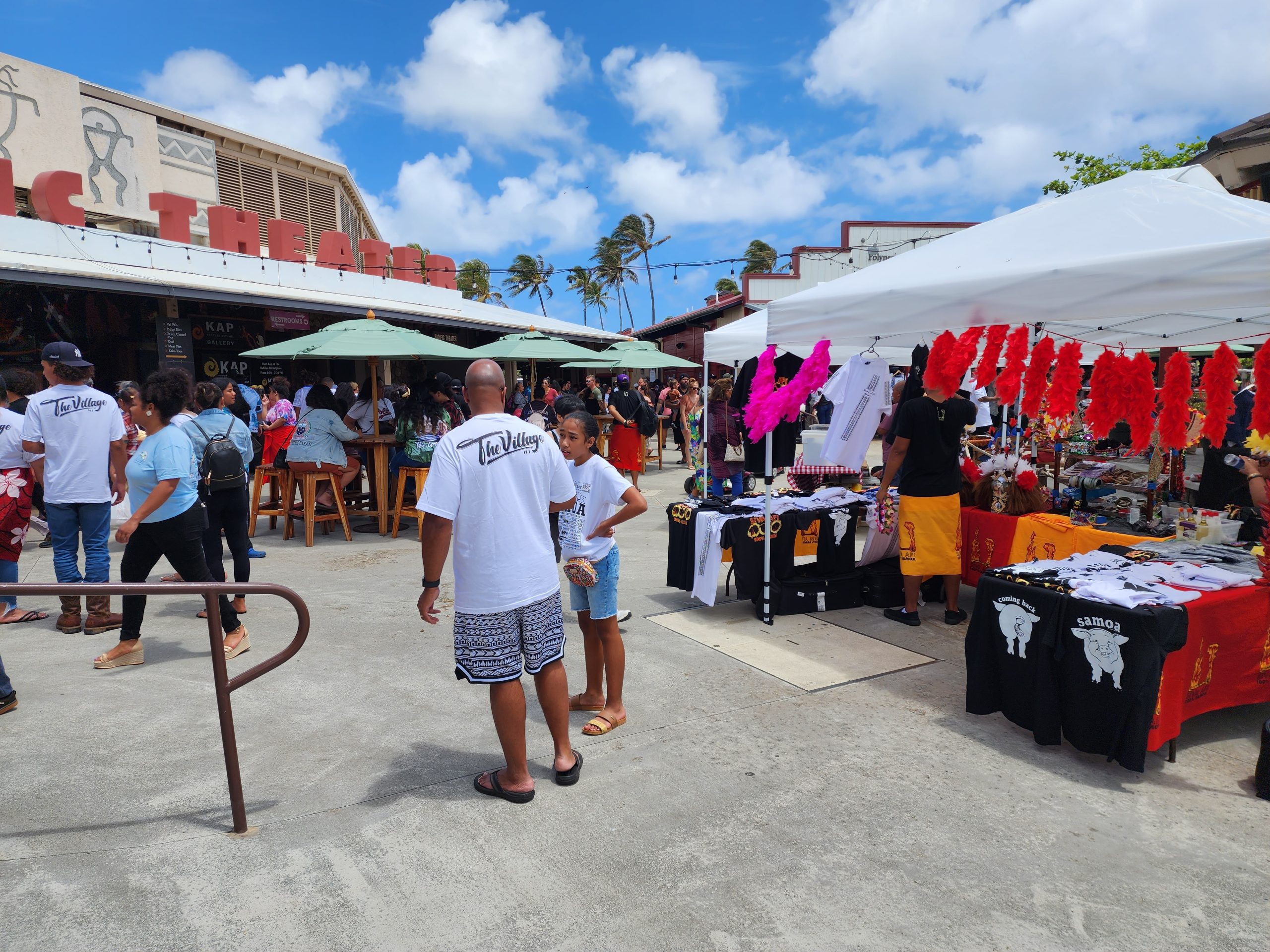 Vendors outside the Pacific Theater