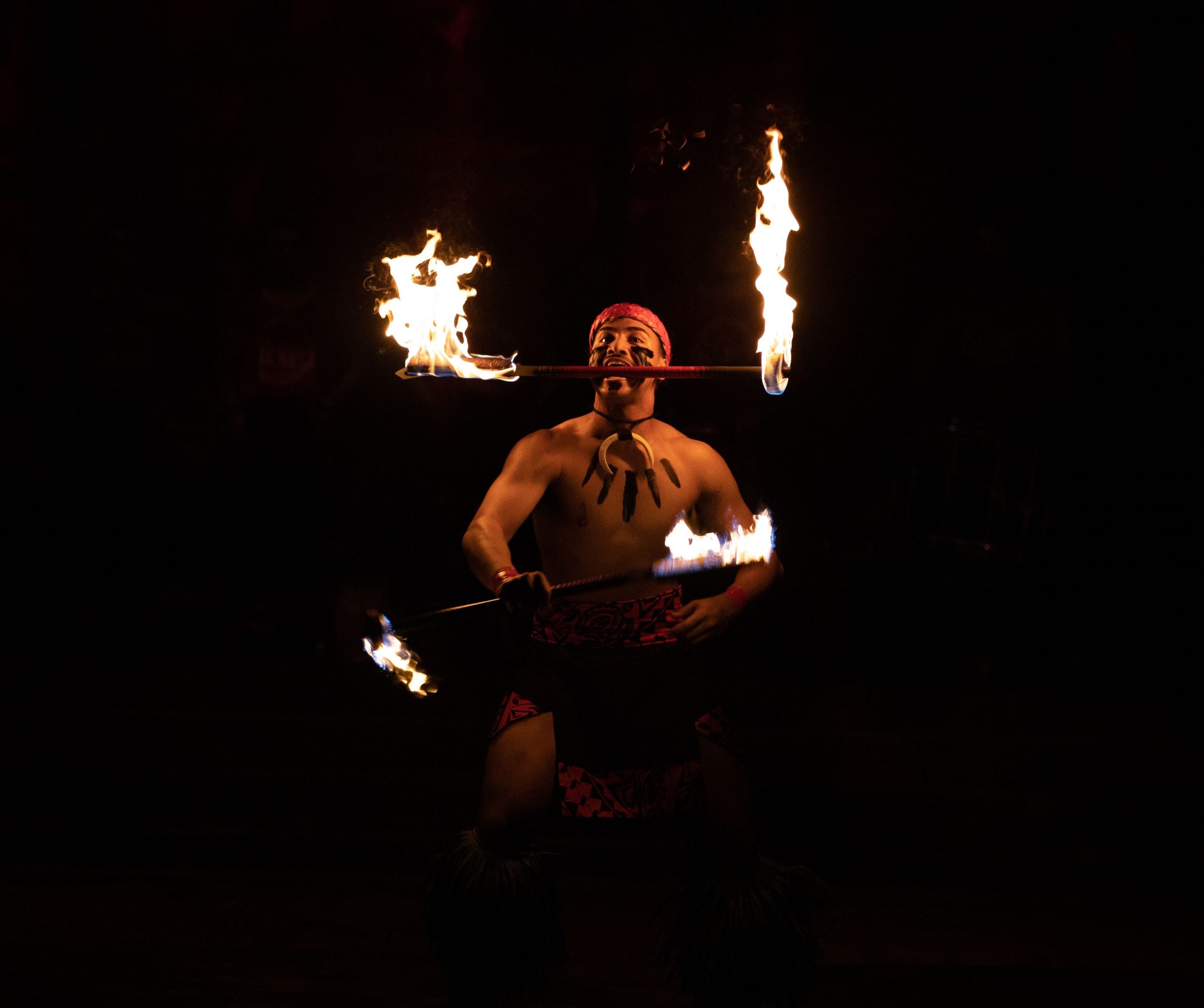 during the 2023 Junior and Intermediate World Fireknife Championship